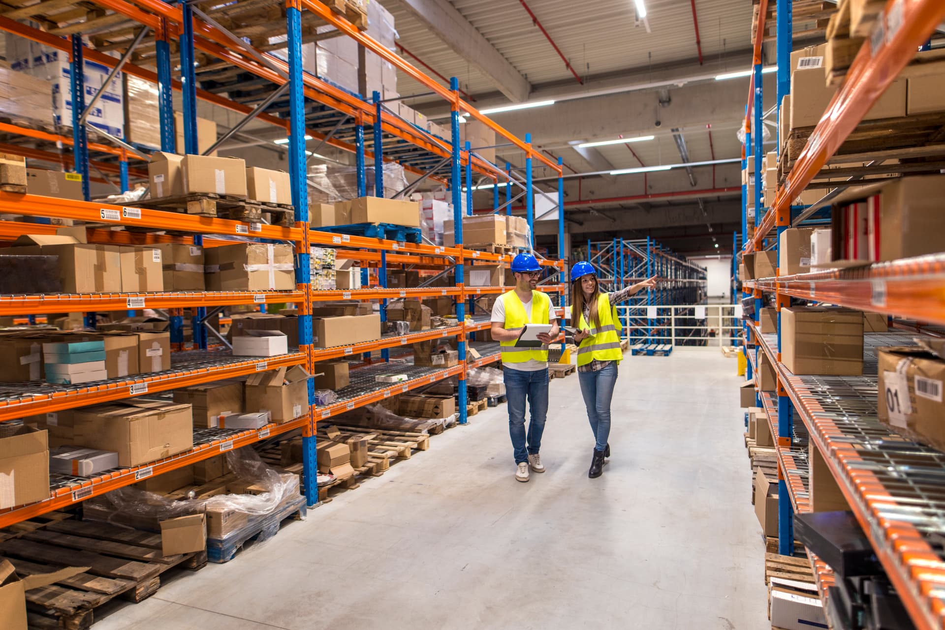 Workers with Cargo